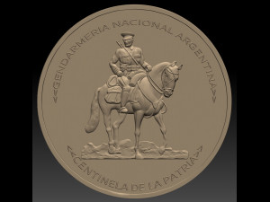 gendarmeria nacional argentina Model Cetak 3D
