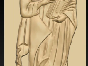 apostle paul bas-relief 3D Print Model