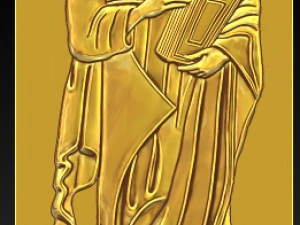 apostle paul bas-relief 3D Print Model
