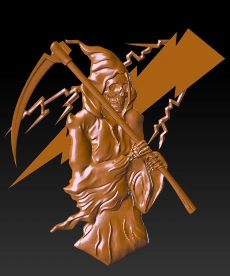 the walking dead 3D Print Model .c4d .max .obj .3ds .fbx .stl .blend