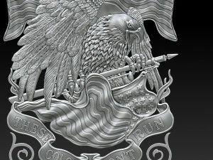 flagi orłów Model do druku 3D