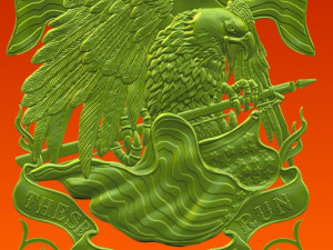 eagl flags 3D 打印模型