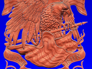 eagl flags 3D 打印模型