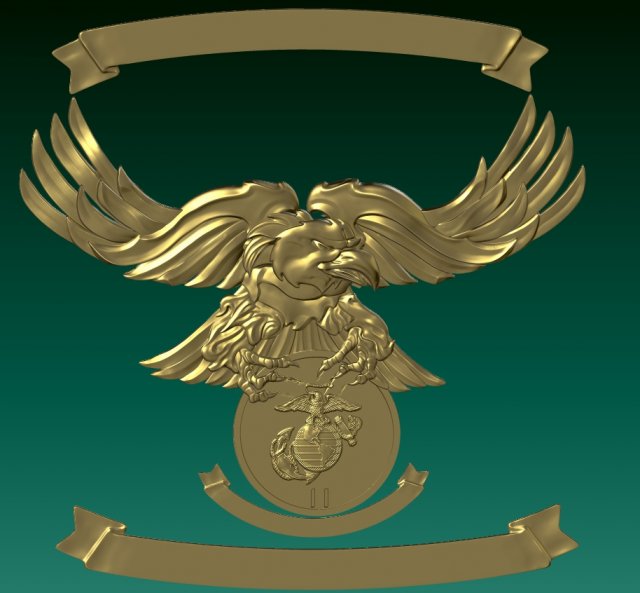 eagl Model do druku 3D .c4d .max .obj .3ds .fbx .stl .blend 