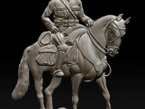 binici 3D Baskı Modeli