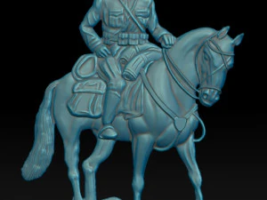 binici 3D Baskı Modeli