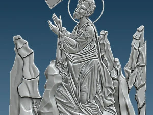 mozes de profeet exodus tien geboden 3D printmodel