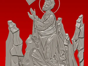 mozes de profeet exodus tien geboden 3D printmodel