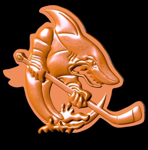 शार्क 3D प्रिंट मॉडल .c4d .max .obj .3ds .fbx .stl .blend 