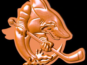 शार्क 3D प्रिंट मॉडल