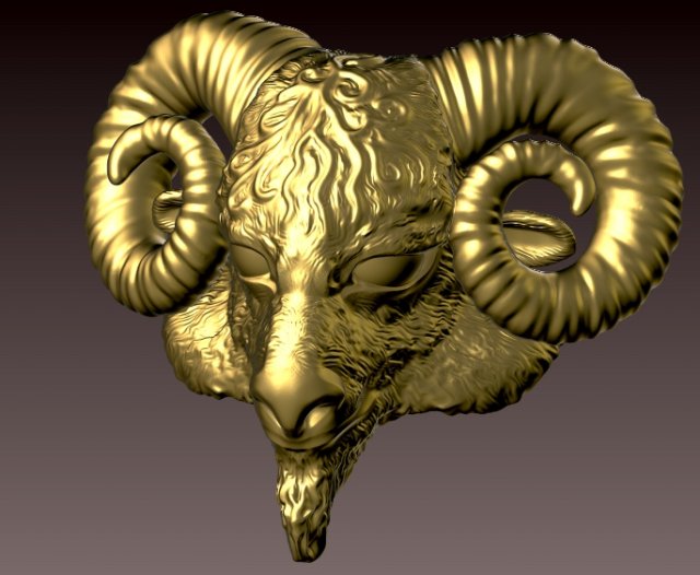 mountain sheep 3D 프린트 모델 .c4d .max .obj .3ds .fbx .stl .blend 