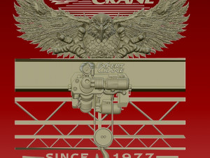 eagel crane Modelo de Impressão 3D