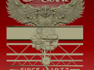 guindaste de &aacute;guia Modelo de Impressão 3D