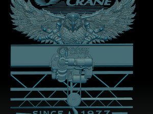 eagel crane 3D प्रिंट मॉडल