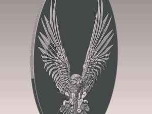 eagel 3D Print Model