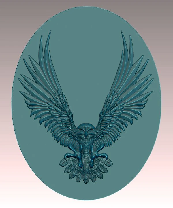 águia Modelo de Impressão 3D .c4d .max .obj .3ds .fbx .stl .blend