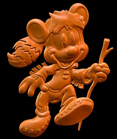mickey mouse Modelo de Impressão 3D .c4d .max .obj .3ds .fbx .stl .blend 