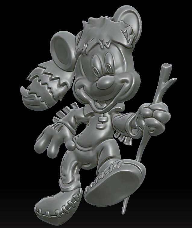Mickey Mouse Free 3d Model In Signs And Logos 3dexport