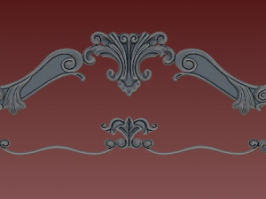 carved decor Modelo de Impressão 3D