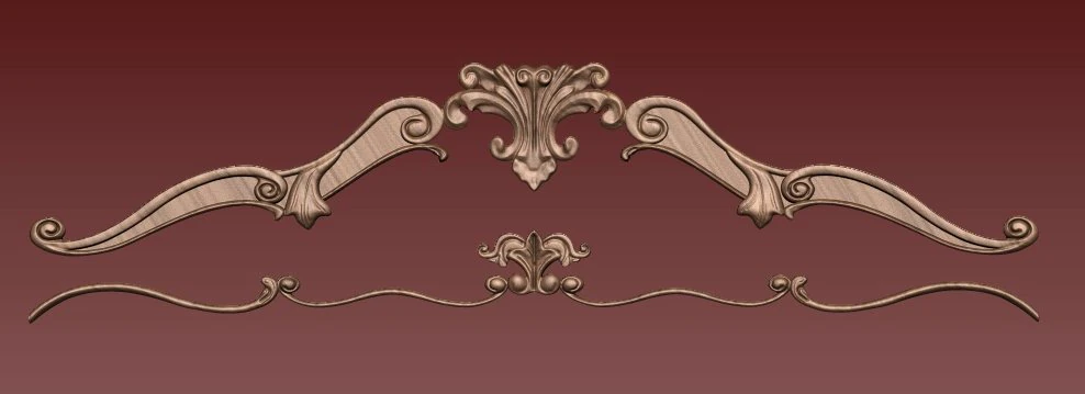 carved decor 3D Print Model .c4d .max .obj .3ds .fbx .stl .blend 