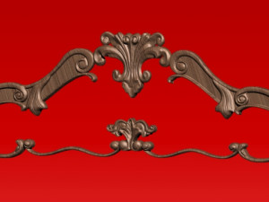 carved decor Modelo de Impressão 3D