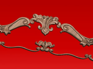 carved decor Modelo de Impressão 3D