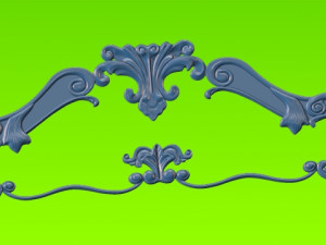 carved decor Modelo de Impressão 3D