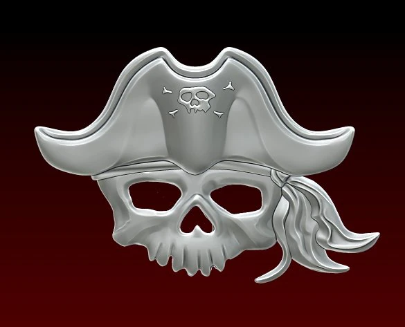 海盗 3D 打印模型 .c4d .max .obj .3ds .fbx .stl .blend 