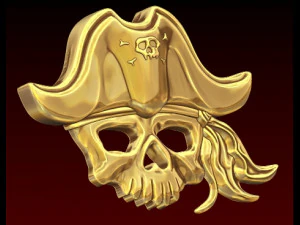 海盗 3D 打印模型