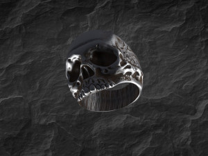 ring skull Modèles 3D en vedette