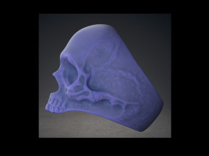 ring skull Modèles 3D en vedette