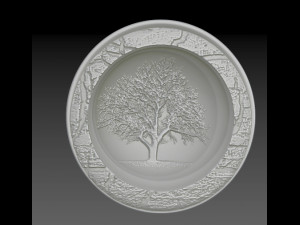 plate Modelo de Impressão 3D