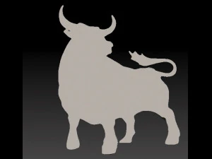 toro Modelo de impresión 3D