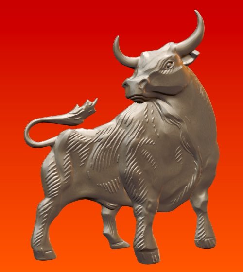 Bull Free 3d Print Models In Signs And Logos 3dexport 6678