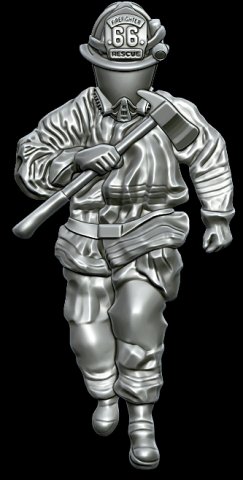 fireman Modelo de Impressão 3D .c4d .max .obj .3ds .fbx .stl .blend 