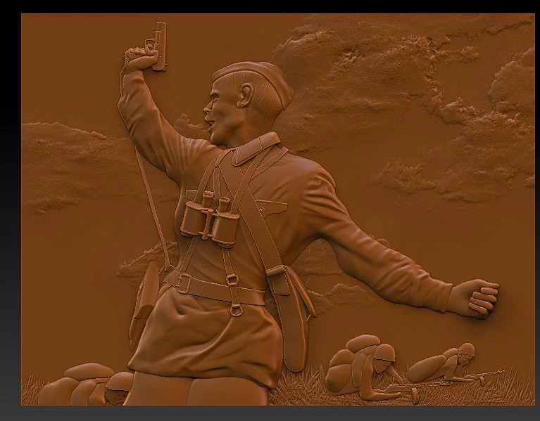 żołnierski Model do druku 3D .c4d .max .obj .3ds .fbx .stl .blend 