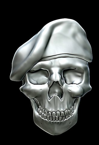 skull 3D Print Model .c4d .max .obj .3ds .fbx .stl .blend 