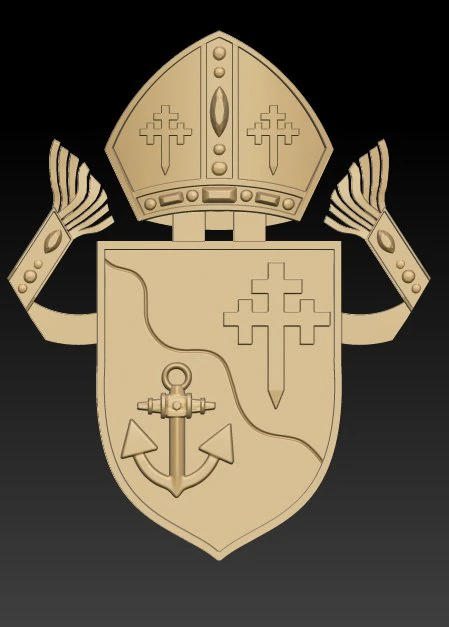 emblema Modelo de Impressão 3D .c4d .max .obj .3ds .fbx .stl .blend 