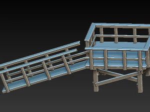전망대 3D 프린트 모델