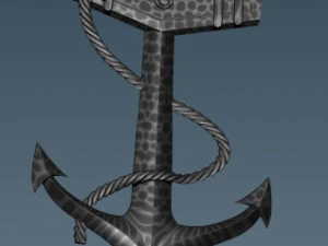 &acirc;ncora Modelo de Impressão 3D