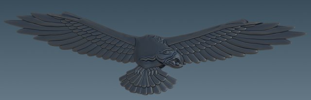 eagel Modelo de Impressão 3D .c4d .max .obj .3ds .fbx .stl .blend 