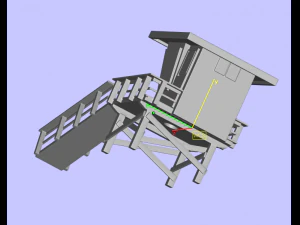 casa de praia Modelo de Impressão 3D