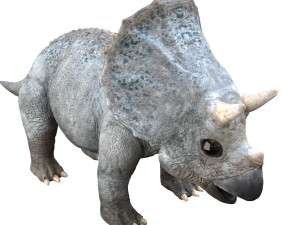 triceratopsbaby 3d rigged model 3Dモデル