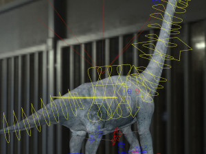 brachiosaurus rigged Model 3D