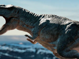 tiranossauro rex manipulado animado Modelo 3D