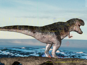 tyrannosaurus rex rigged animated Model 3D