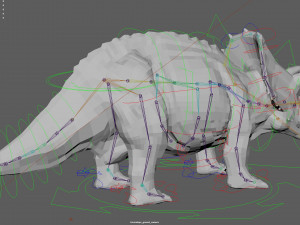 triceratops Model 3D