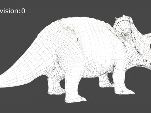 triceratops Model 3D