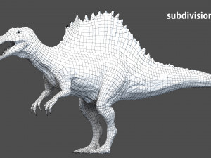 spinosaurus rigged 3D 模型