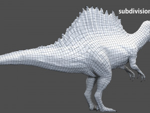 spinosaurus rigged 3D 模型